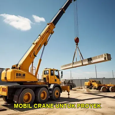 mobil crane untuk proyek